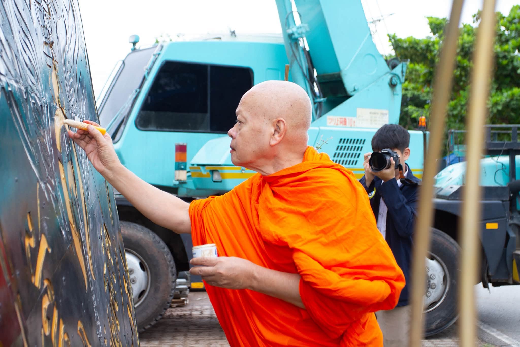 โรงเรียนศรัทธาสมุทร จัดพิธีเจิมป้ายอาคาร &ldquo;ตึกมหาสิทธิการ (ทอง)&rdquo; เพื่อความเป็นสิริมงคล